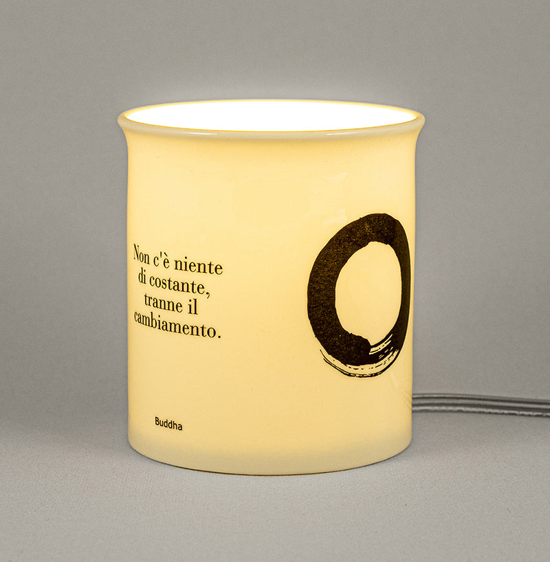 Lampada letteraria - Non c’è niente di costante, tranne il cambiamento. Buddha